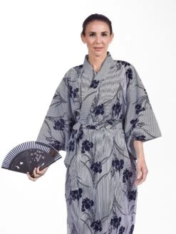 Women's Yukata Kimono - Iris 10 Women's Yukata Kimono - Iris -Shibui Store kimono yukata femme iris 538