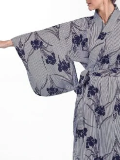 Women's Yukata Kimono - Iris 11 Women's Yukata Kimono - Iris -Shibui Store kimono yukata femme iris 758