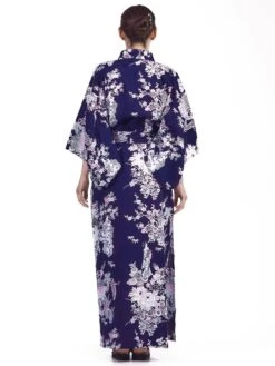 Women's Yukata Kimono - Peony & Geisha -Shibui Store kimono yukata femme pivoine geisha 725