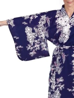 Women's Yukata Kimono - Peony & Geisha -Shibui Store kimono yukata femme pivoine geisha 798