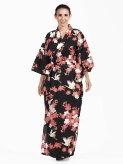 Women's Yukata Kimono - Tsuru To Ouka