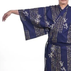 Men’s Yukata Kimono – Kanji -Shibui Store kimono yukata homme kanji 933