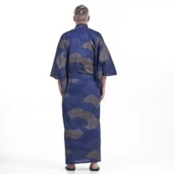 Men’s Yukata Kimono – Kumo 12 Men’s Yukata Kimono – Kumo -Shibui Store kimono yukata homme kumo 442