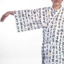 Men’s Yukata Kimono – Hannya Sutra -Shibui Store kimono yukata homme sutra hannya 206
