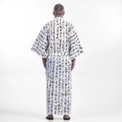 Men’s Yukata Kimono – Hannya Sutra -Shibui Store kimono yukata homme sutra hannya 563