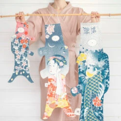 Koinobori Koi Fish - 39 In -Shibui Store koinobori carpe koi m 912