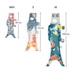 Koinobori Peacock Pattern - 28 In -Shibui Store koinobori motif paon s 846