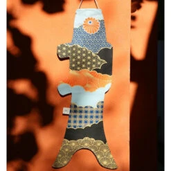 Koinobori Patchwork Fabric - 28 In -Shibui Store koinobori tissu patchwork s 252