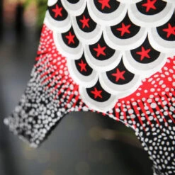 Koinobori Traditional Black & White - 28 In -Shibui Store koinobori traditionnel noir blanc s 846