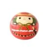 Japanese Round Kokeshi Doll - Musha 1 Japanese Round Kokeshi Doll - Musha -Shibui Store kokeshi ronde musha 612