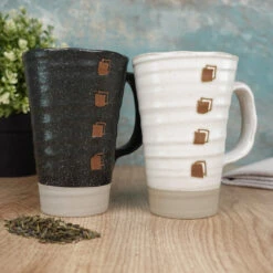 Large Japanese Mug - Black -Shibui Store large japanese mug black 465