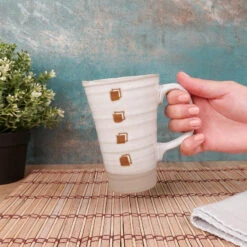 Large White Japanese Mug -Shibui Store large white japanese mug 777