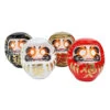 Set Of 4 Large Daruma - 12 Cm (4.7") -Shibui Store lot 4 grand daruma 12 cm 988