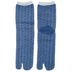 Seigaiha Tabi Socks - 6 Pairs 9 Seigaiha Tabi Socks - 6 Pairs -Shibui Store lot chaussettes tabi seigaiha 6 paires eu 37 42 163