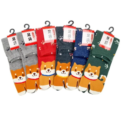 Shiba Tabi Socks - 6 Pairs