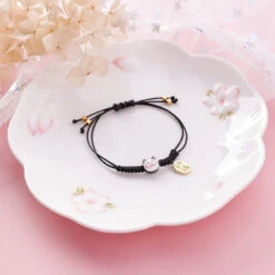 Maneki Neko Bracelet - Koban -Shibui Store maneki neko bracelet koban black 373