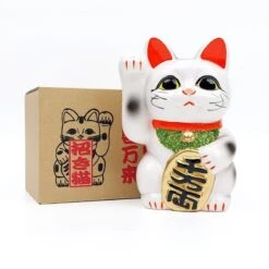 Maneki Neko Figurine - Tokoname Ceramic -Shibui Store maneki neko ceramique tokoname 528