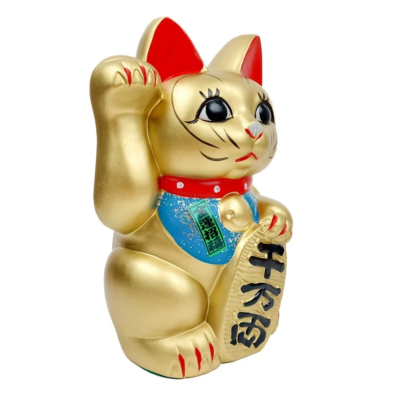 Maneki Neko Golden Seto - 24 Cm 4 Maneki Neko Golden Seto - 24 Cm - Image 2
