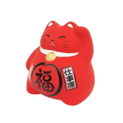 Maneki Neko Marufuku Red -Shibui Store maneki neko marufuku rouge 876