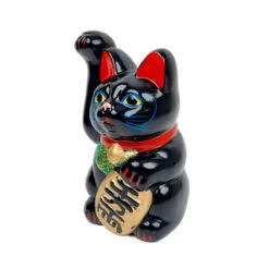 Maneki Neko Black Seto - 13 Cm -Shibui Store maneki neko noir seto 13 cm 914