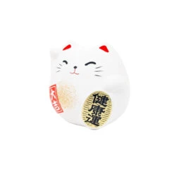 Round Maneki Neko - White -Shibui Store maneki neko rond blanc 316