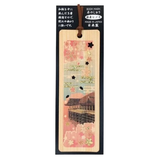 Japanese Bookmark – Cypress - Kiyomizu Temple