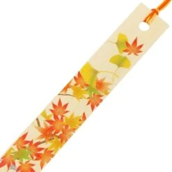 Japanese Bookmark – Autumn Leaves -Shibui Store marque page japonais feuilles dautomne 338