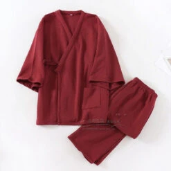 Mens Cotton Jinbei -Shibui Store mens cotton jinbei red m 972