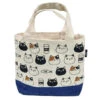 Mini Tote Bag - Japanese Cats -Shibui Store mini tote bag japonais chats 765
