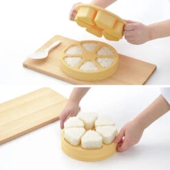 Onigiri Rice Mould - Let's Pop Out! -Shibui Store moule a onigiri lets pop out 411