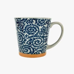 Japanese Mug - Karakusa Blue