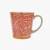 Japanese Mug - Karakusa Red -Shibui Store mug japonais karakusa rouge 173