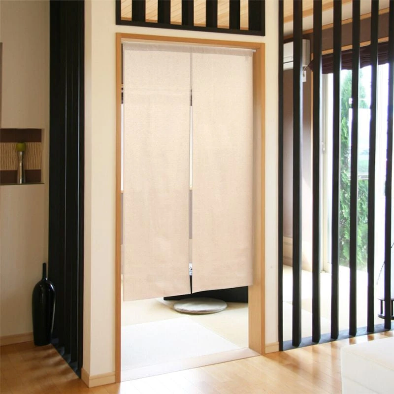 Noren Curtain - Natural Linen 6 Noren Curtain - Natural Linen - Image 4