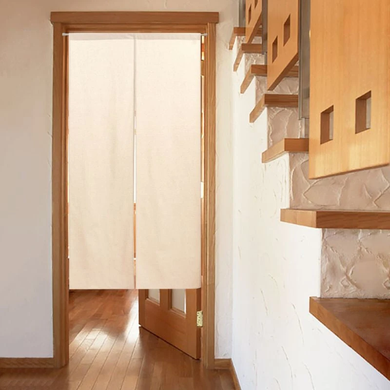 Noren Curtain - Natural Linen 4 Noren Curtain - Natural Linen - Image 2