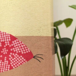 Japanese Noren - Sakura Neko -Shibui Store noren japonais sakura neko 85 x 150 cm 512