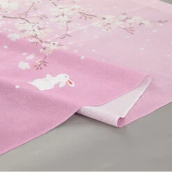 Japanese Noren - Sakura Usagi -Shibui Store noren japonais sakura usagi 85 x 150 cm 383