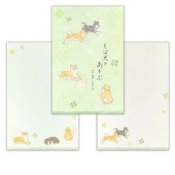 Shiba Inu Stationery 8 Shiba Inu Stationery -Shibui Store papier a lettre japonais shiba inu 596