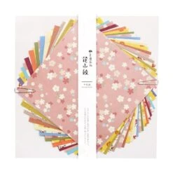 Japanese Chiyogami Paper - Floral - 5.9 X 5.9 In