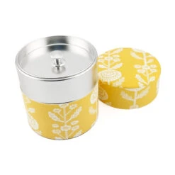 Small Tin Tea Caddy - Kiku 9 Small Tin Tea Caddy - Kiku -Shibui Store petite boite a the japonaise kiku 440