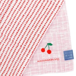 Small Japanese Hand Towel - Cherry -Shibui Store petite serviette japonaise cerise 688