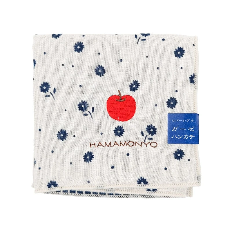 Small Japanese Hand Towel - Apple 3 Small Japanese Hand Towel - Apple