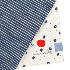 Small Japanese Hand Towel - Apple 8 Small Japanese Hand Towel - Apple -Shibui Store petite serviette japonaise pomme 757