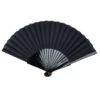 Plain Black Japanese Fan -Shibui Store plain black japanese fan 602