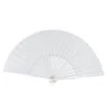 Plain White Japanese Fan 1 Plain White Japanese Fan -Shibui Store plain white japanese fan 554