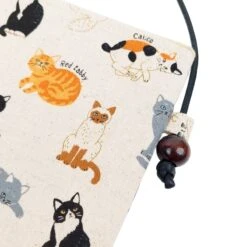 Shoulder Bag – Japanese Cats -Shibui Store pochette bandouliere chats japonais 246