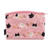 Japanese Pouch - Pink Cat -Shibui Store pochette japonaise chat rose 237