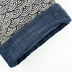 Japanese Fabric Pouch - Seigaiha -Shibui Store pochette tissu japonais seigaiha 985