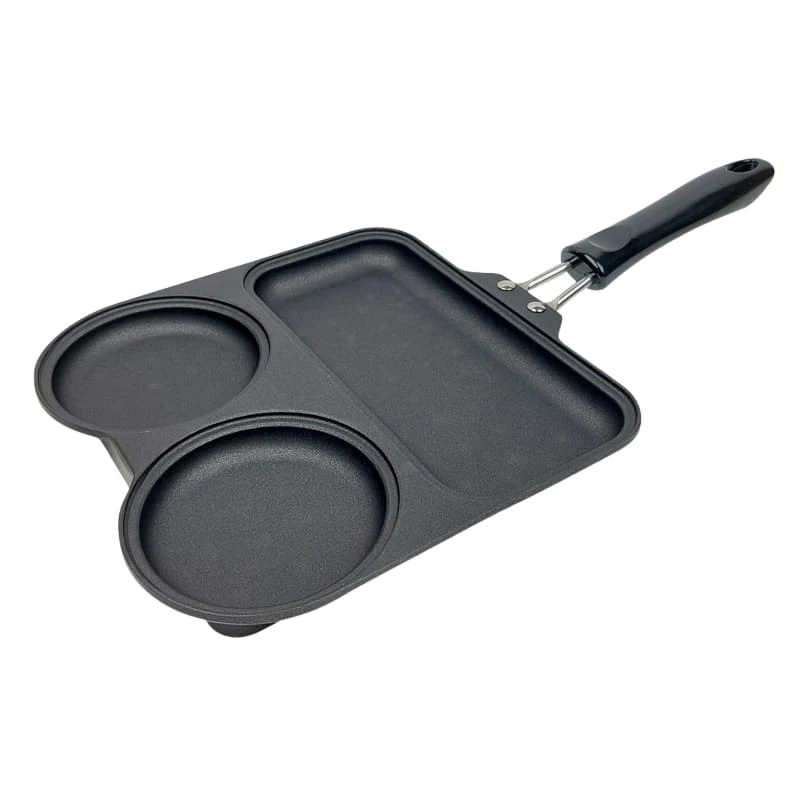 Japanese Frying Pan With Dividers 3 Japanese Frying Pan With Dividers