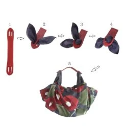 Leather Handle For Furoshiki Bag -Shibui Store poignee en cuir sac furoshiki 904