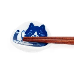 Japanese Chopsticks Holder Cat -Shibui Store porte baguettes japonaises chat 664